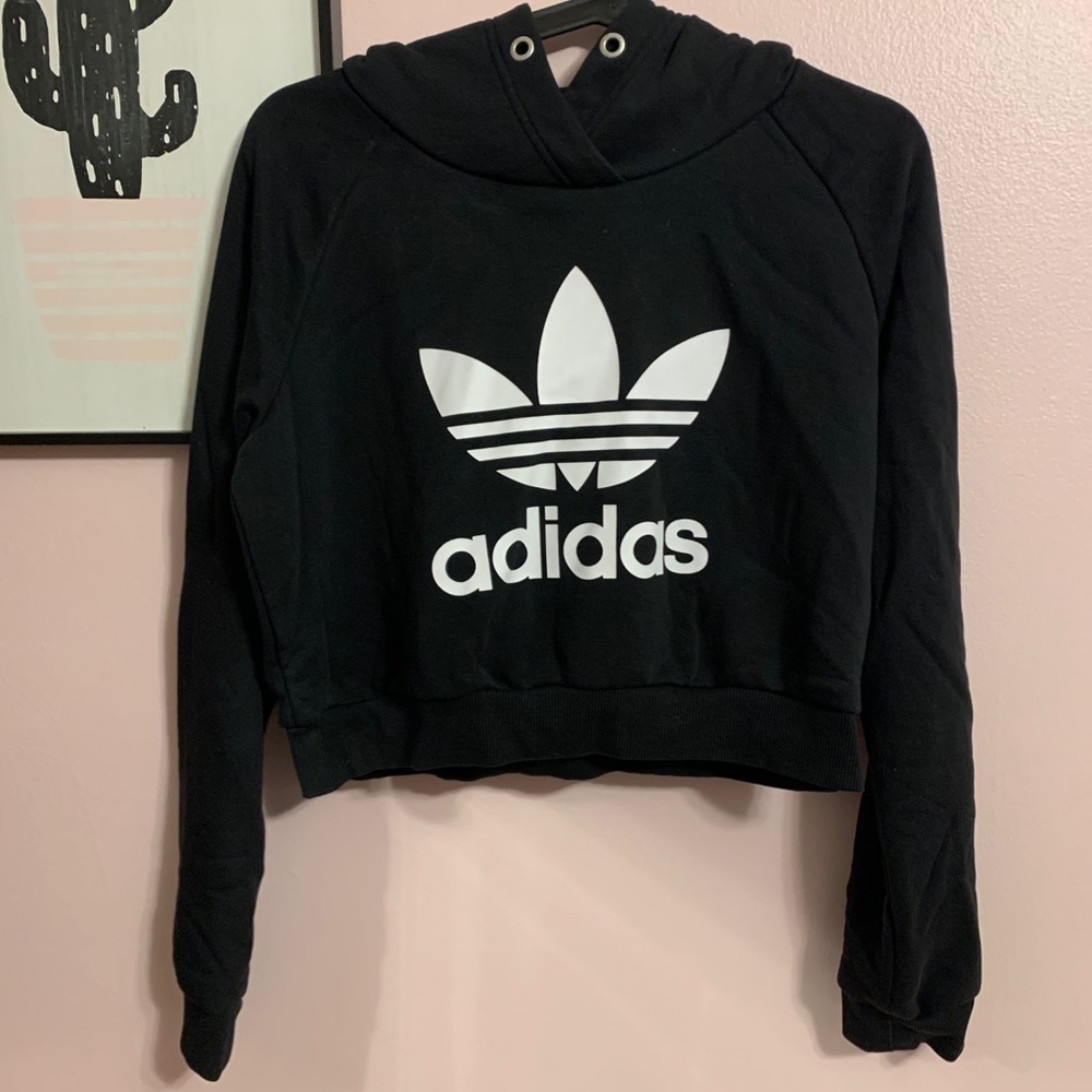 Adidas | cropped hoodie